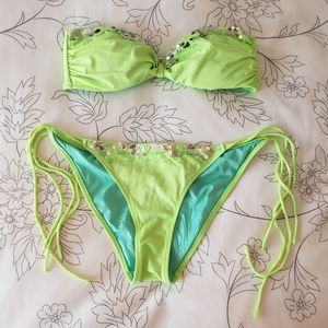 VS Sequin Bandeau Bikini Set